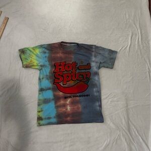 Tie-Dye Hot and Spicy short Sleeve Shirt